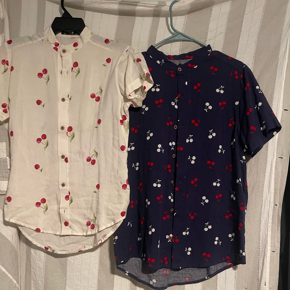 2 button down cherry theme